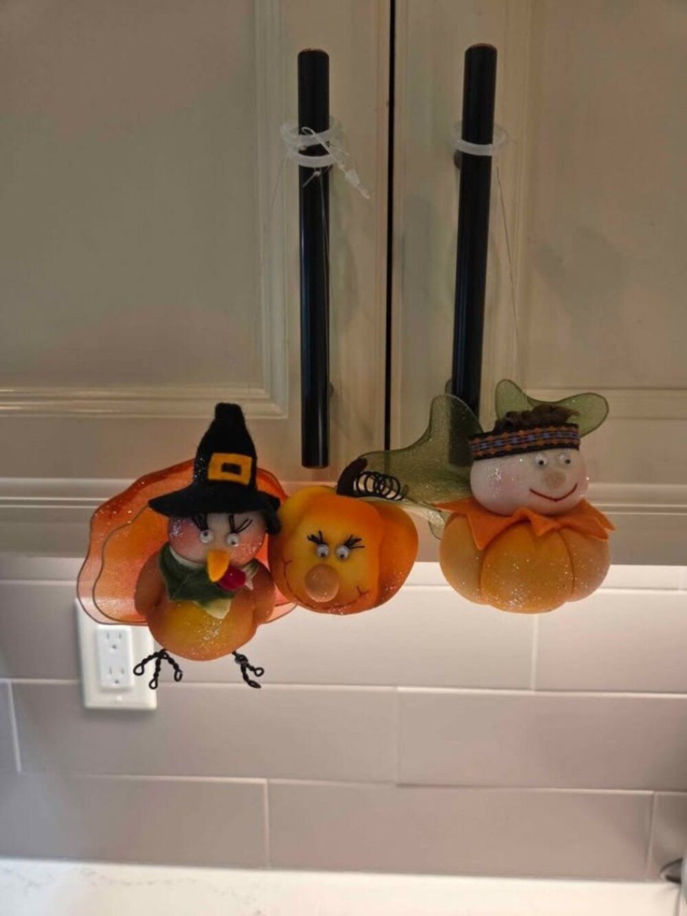 Halloween ornaments 3 total